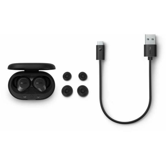 Philips TAT1209BK/00 Auriculares TWS Bluetooth 5.3 com Controlo Tátil e IPX4 Pretos