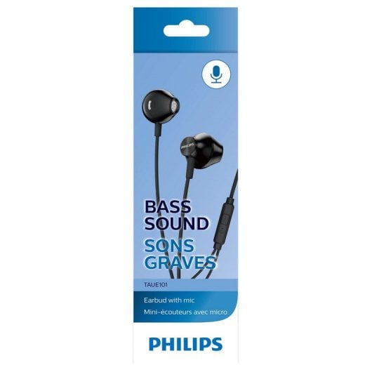Philips TAUE101BK/00 Auriculares Intrauditivos con Micrófono Negros
