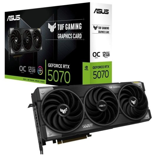 Grafikkarte ASUS TUF Gaming GeForce RTX 5070 OC 12GB GDDR7 Reflex 2 RTX AI DLSS4