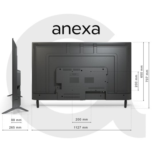 Anexa SMART50C01UG 50" LED UltraHD 4K Hey Google