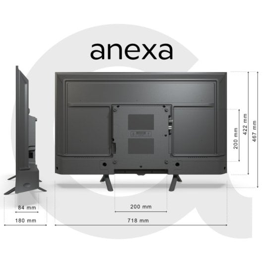 Anexa SMART32C01HGQ 32" QLED HD Ready Hey Google