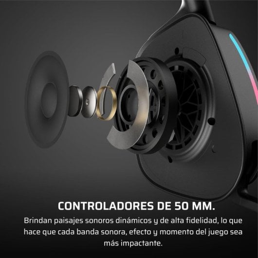 Corsair Void V2 Auriculares Gaming Inalámbricos Dolby Atmos Negros