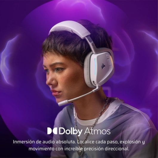 Corsair Void V2 Auriculares Gaming Inalámbricos Dolby Atmos Blancos