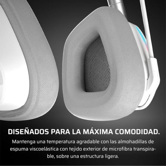 Corsair Void V2 Auriculares Gaming Inalámbricos Dolby Atmos Blancos