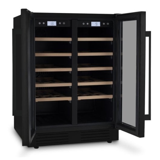 Les Petits Champs CAVCEDB42 Vinoteca Empotrada 42 BotellasDoble Zona 5-20°C Negra