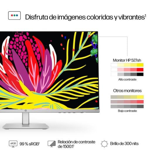 HP Série 5 527sh 27" LED IPS FullHD 100Hz Altura Ajustável