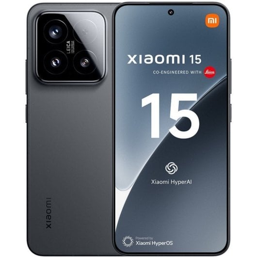 Xiaomi 15 5G 12GB/512GB Smartphone 6.36" AMOLED 50MP 5240mAh 90W Snapdragon 8 Elite Negro