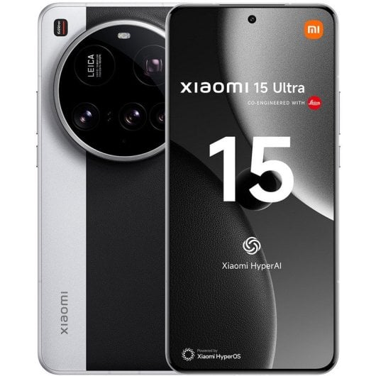 Xiaomi-15-Ultra-16GB/512GB-Smartphone-6.73"-AMOLED-50MP-5410mAh-90W-Snapdragon-8-Elite-Plata-Cromada