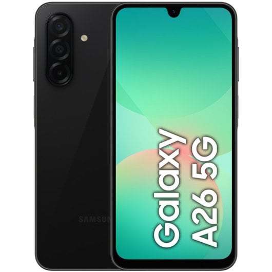 Samsung Galaxy A26 5G 6GB/128GB Smartphone 6.7" Super AMOLED Android 15 Negro Versión Importada EU
