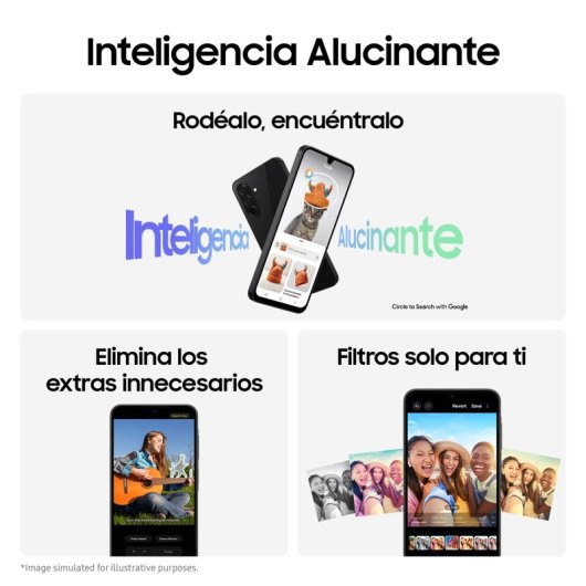 Samsung Galaxy A26 5G 8GB/256GB Smartphone 6.7" Super AMOLED Android 15 Blanco Versión Importada EU