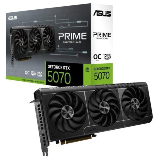 Carte Graphique ASUS GeForce RTX 5070 OC 12GB GDDR7 Reflex 2 RTX AI DLSS4