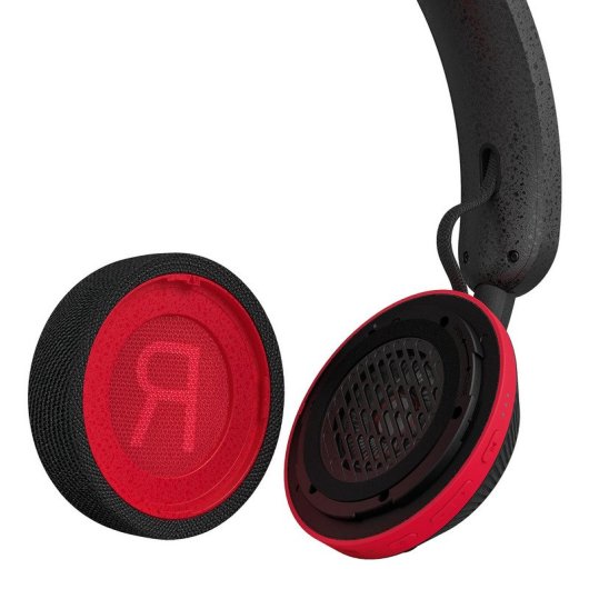Philips 6000 Series TAA6219BK/00 Auscultadores Desportivos Bluetooth com Alimentação Solar Pretos/Vermelhos