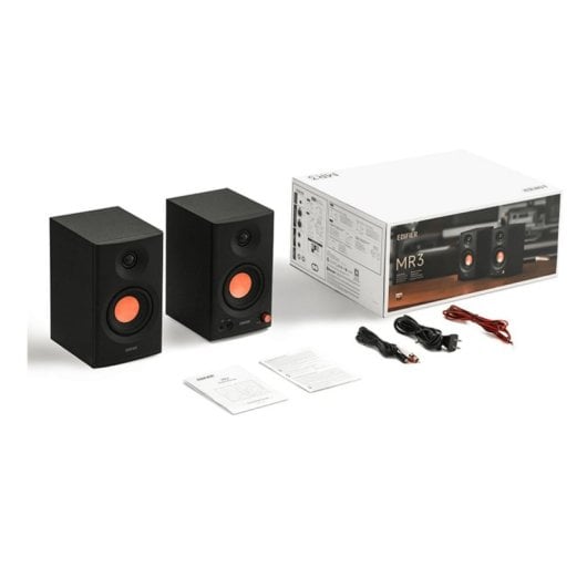 Edifier MR3 Altavoces Activos 2.0 42W Hi-Res Audio con Control de Frecuencia Negros