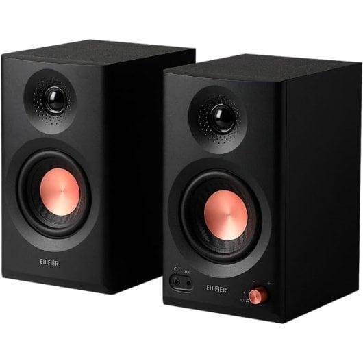 Edifier MR3 Altavoces Activos 2.0 42W Hi-Res Audio con Control de Frecuencia Negros
