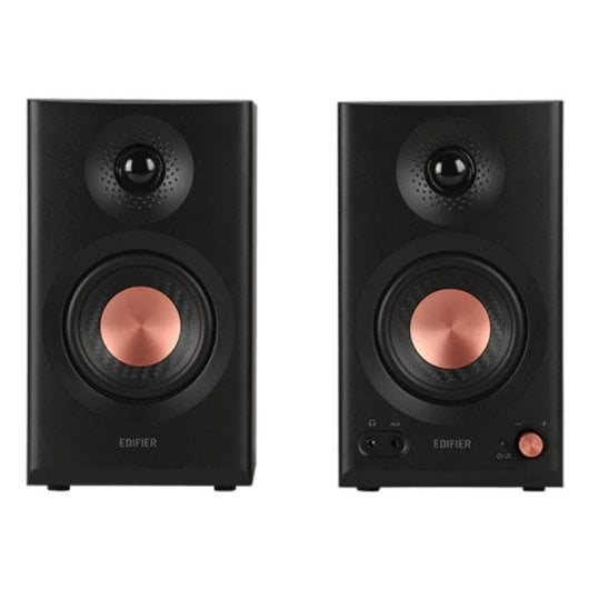 Edifier MR3 Altavoces Activos 2.0 42W Hi-Res Audio con Control de Frecuencia Negros