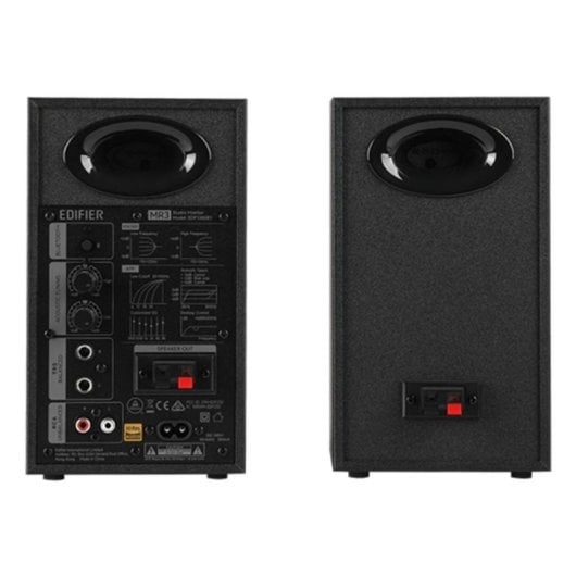 Edifier MR3 Altavoces Activos 2.0 42W Hi-Res Audio con Control de Frecuencia Negros