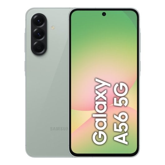 Samsung Galaxy A56 5G Smartphone 8 Go/128 Go Écran Super AMOLED 6,7 pouces Android 15 Olive Importé Version UE