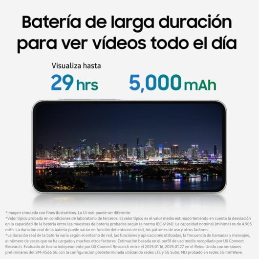 Samsung Galaxy A56 5G 8GB/128GB Smartphone 6.7" Super AMOLED Android 15 Rosa Versión Importada EU