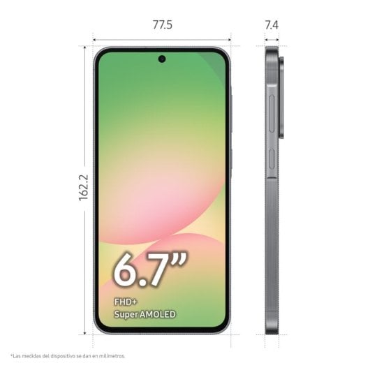 Samsung Galaxy A56 5G 8GB/128GB Smartphone 6.7" Super AMOLED Android 15 Rosa Versión Importada EU