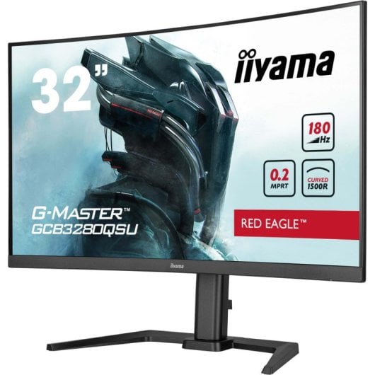 iiyama G-Master GCB3280QSU-B2 32" VA CURVO QHD 180Hz 0.2ms USB-A Altavoces Altura Ajustable