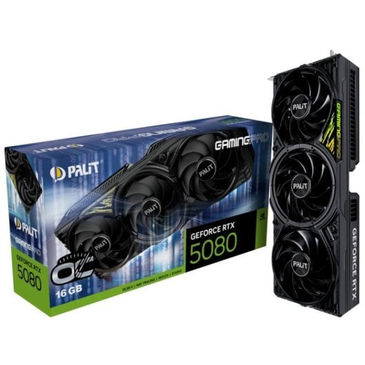 Carte graphique Palit GeForce RTX 5080 GamingPro OC 16 Go GDDR7 Reflex 2 RTX AI DLSS4