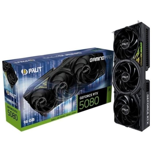 Grafikkarte Palit GeForce RTX 5080 GamingPro 16GB GDDR7 Reflex 2 RTX AI DLSS4