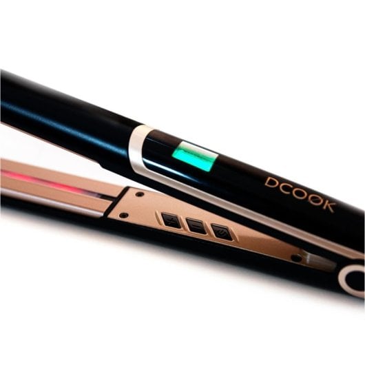 Dcook Gallery 45w Plancha De Pelo Infrarrojos Placas Cerámicas Tourmalina Negro