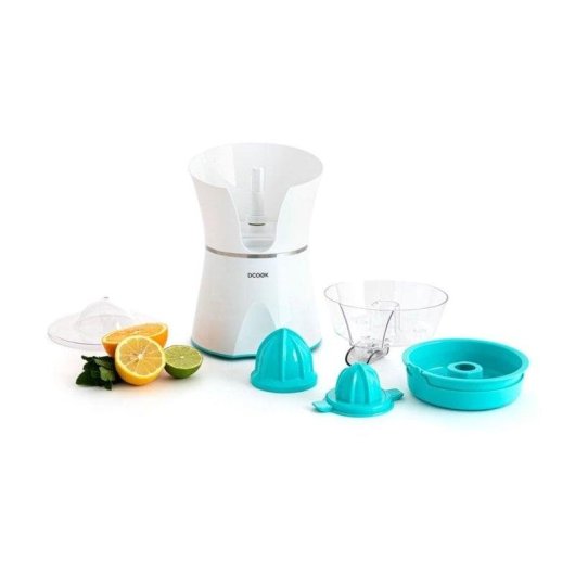 Exprimidor Dcook Gallery 350W doble cono regulador de pulpa blanco azul