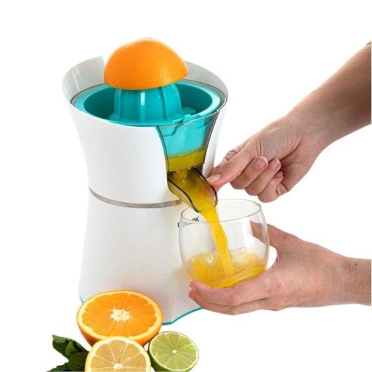 Exprimidor Dcook Gallery 350W doble cono regulador de pulpa blanco azul