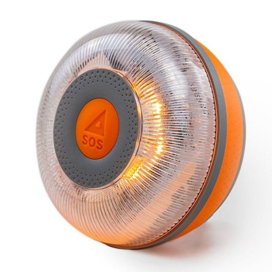 FlashLED Beacon V16 IoT connesso, certificato DGT, app mobile SOS Alert + custodia antiurto