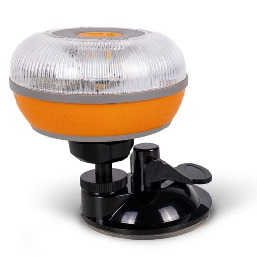 FlashLED Soporte Ventosa para Baliza V16 Geolocalizada y Conectada con DGT Negro