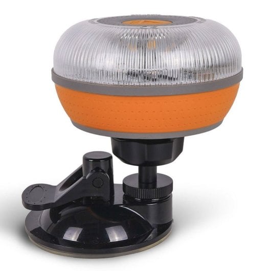 FlashLED Soporte Ventosa para Baliza V16 Geolocalizada y Conectada con DGT Negro