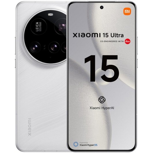Xiaomi 15 Ultra 16GB/512GB Smartphone 6.73" AMOLED 50MP 5410mAh 90W Snapdragon 8 Elite Bianco