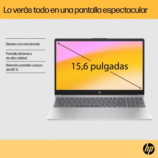 HP 15-fc0075ns AMD Ryzen 5 7520U/16GB/512GB SSD/15.6"