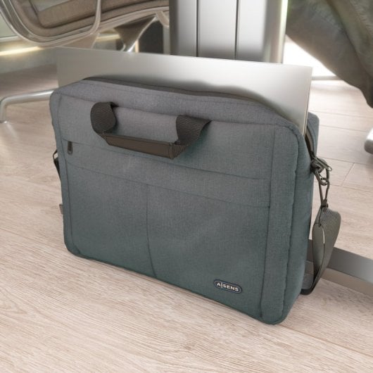 Aisens ASBG-BC025-GR Mala Premium para Portáteis até 15.6" Cinzenta