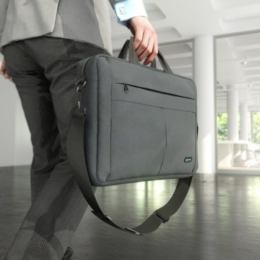 Aisens ASBG-BC025-GR Mala Premium para Portáteis até 15.6" Cinzenta