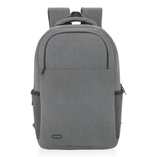 Mochila para portátil Aisens ASBG-BP083-GR 15.6" gris acolchada y resistente