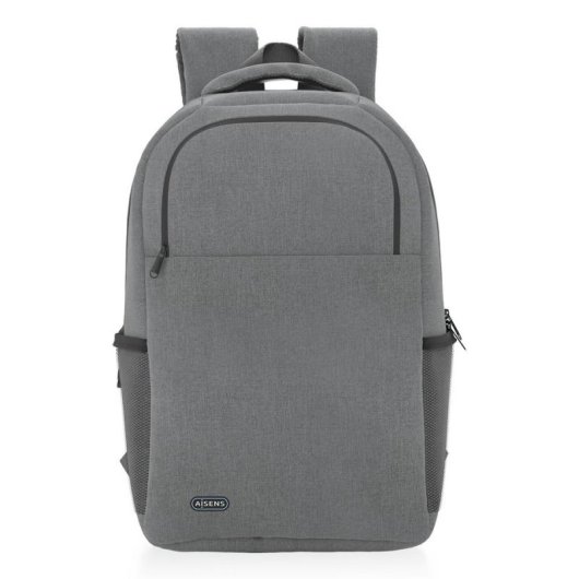 Mochila para portátil Aisens ASBG-BP083-GR 15.6" gris acolchada y resistente