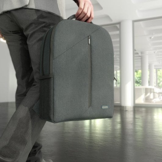 Aisens ASBG-BP084-GR Mochila Premium para Portátiles hasta 15.6" Gris