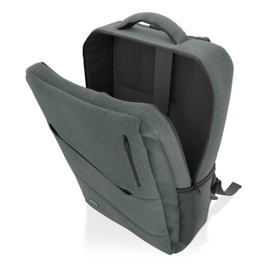Aisens ASBG-BP085-GR Urban- und Office-Rucksack für Laptops bis 15,6 Zoll, Grau