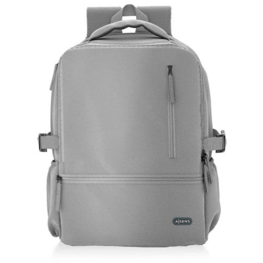 Aisens ASBG-BP087-GR Zaino sportivo idrorepellente per laptop fino a 15,6" Grigio