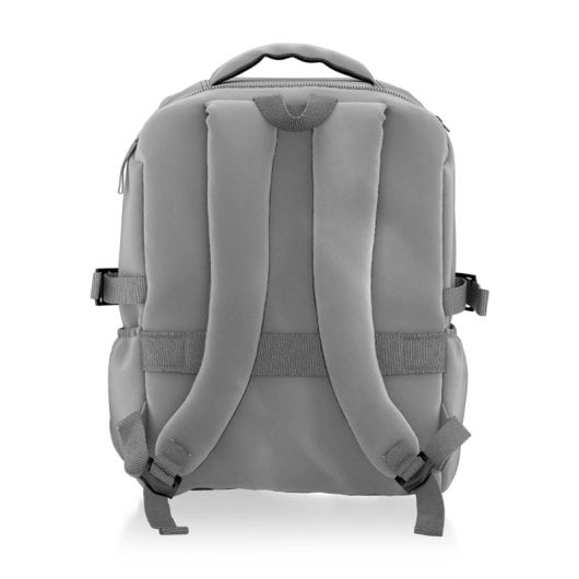 Aisens ASBG-BP087-GR Wasserabweisender Sportrucksack für Laptops bis 15,6 Zoll, Grau