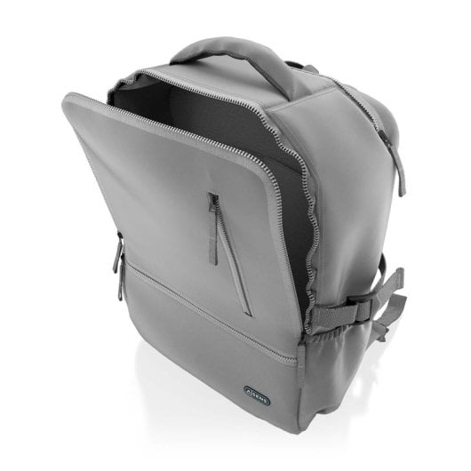 Aisens ASBG-BP087-GR Wasserabweisender Sportrucksack für Laptops bis 15,6 Zoll, Grau