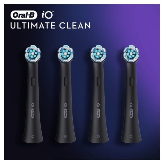 Oral-B Recambio Dental IO Ultimate Clean Black Pack 4 Unidades
