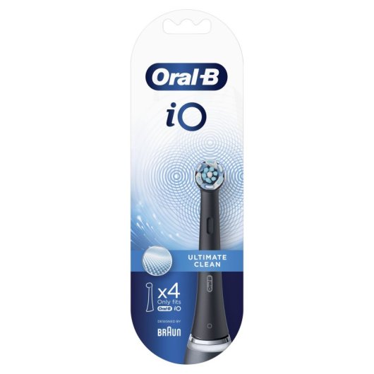 Oral-B Recambio Dental IO Ultimate Clean Black Pack 4 Unidades
