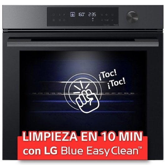 LG WS7D7631WB Horno Pirolítico Instaview 76L A+ Acero Negro Mate