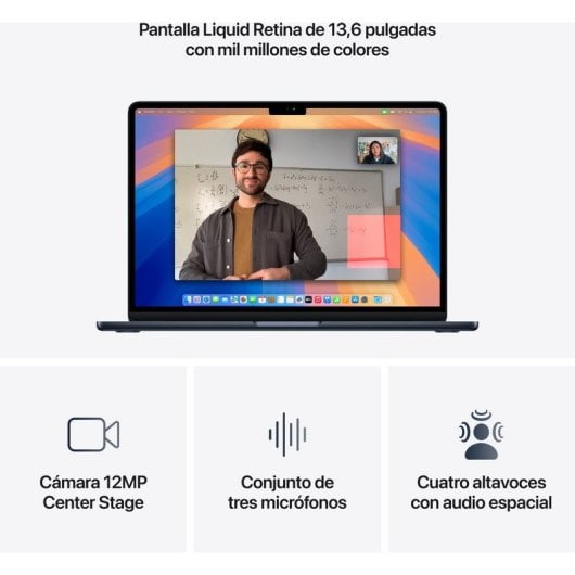 Apple Macbook Air Apple M4 10 Núcleos/24 GB/512GB SSD/GPU 10 Núcleos/13.6" Medianoche