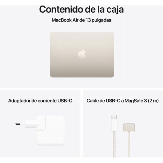 Portatile Apple MacBook Air 13.6" M4 10-Core 16GB 256GB SSD 8-Core GPU Bianco Stella