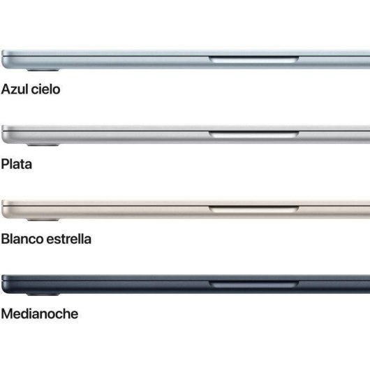 Portátil Apple MacBook Air 13,6'' M4 16GB GPU 10 núcleos 512GB SSD Touch ID macOS