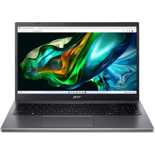 Acer Aspire 5 A515-58P-79NN Intel® Core™ i7 i7-1355U Ordinateur portable 39,6 cm (15.6") Full HD 16 Go LPDDR5-SDRAM 512 Go SSD Wi-Fi 6 (802.11ax) Windows 11 Home Gris